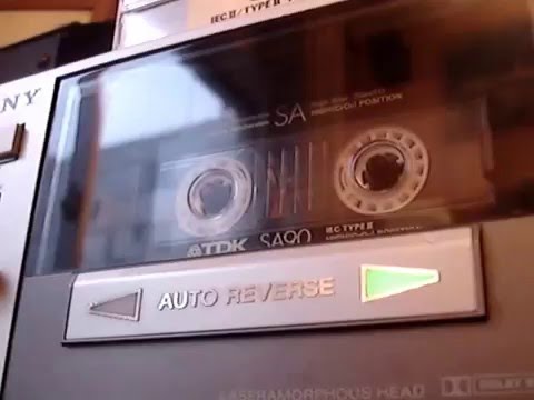 Tape deck Sony TC-FX510R e fita TDK SA 90