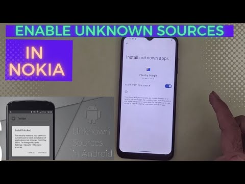 How to Enable Unknown Sources in Nokia G10 TA-1334