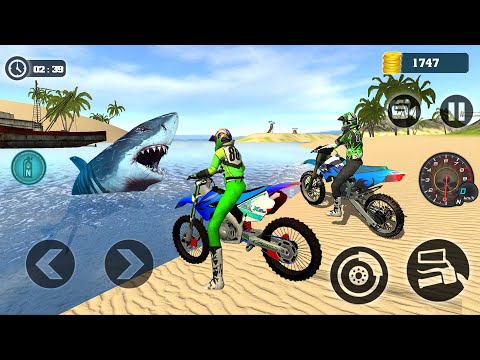 Motocross beach Bike Exteme Stunt 3d Driving #2 - Motorbike Racing Best Bike Game Android Gameplay
