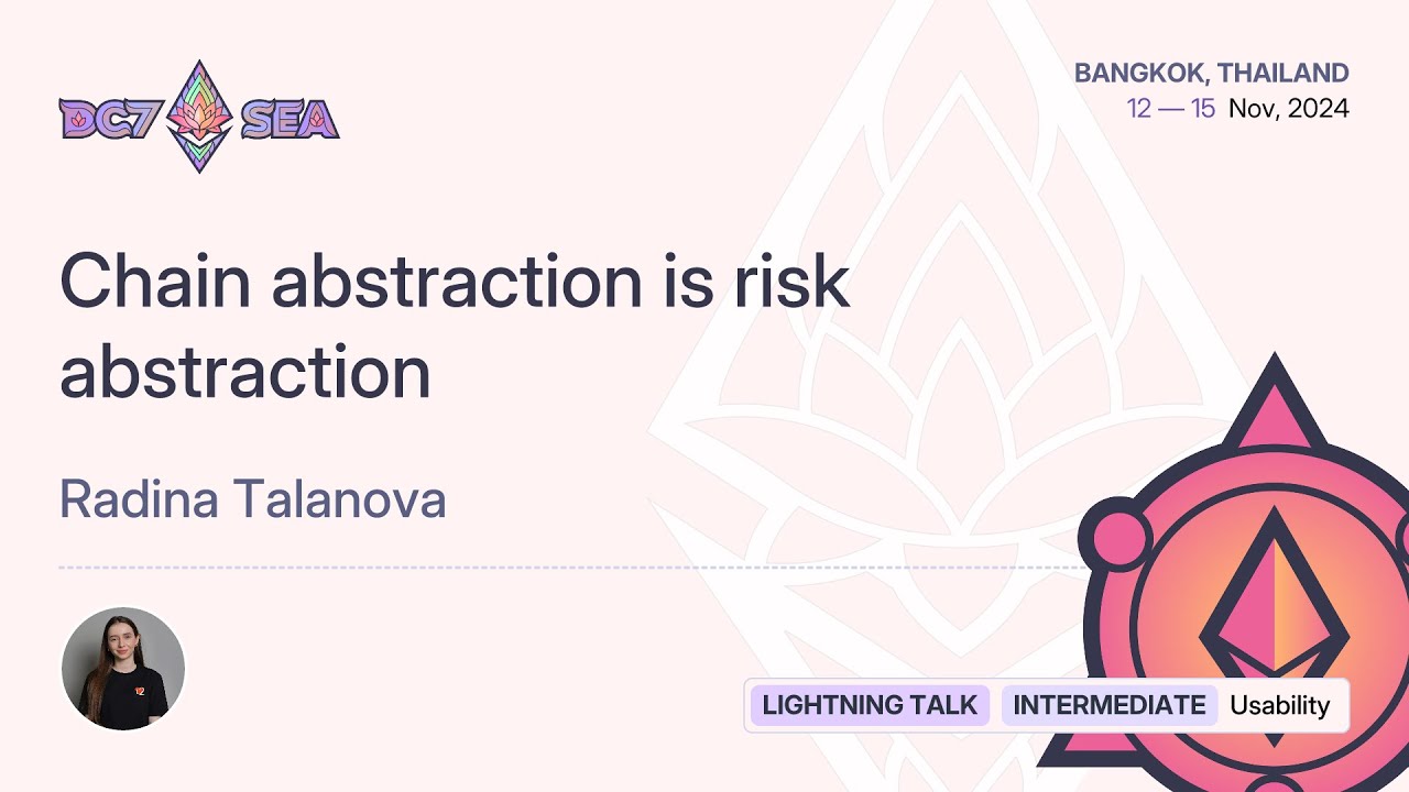 Chain abstraction is risk abstraction preview