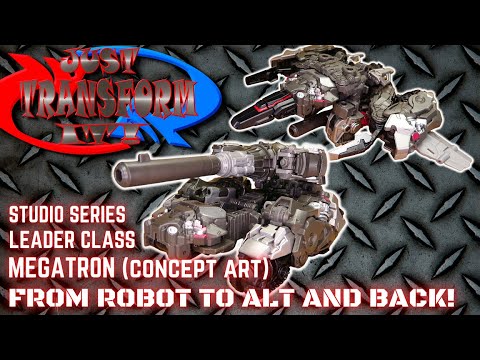 JUST TRANSFORM IT!: Studio Series Leader Megatron (Concept Art)