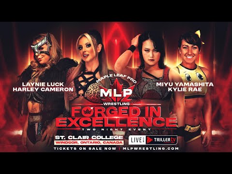 FULL MATCH: Harley Cameron & Laynie Luck vs Kylie Rae & Miyu Yamashita | MAPLE LEAF PRO | 2024