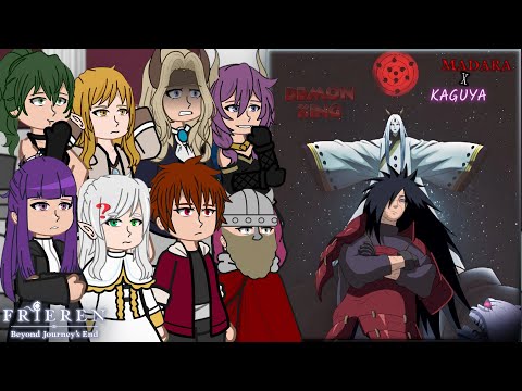 Frieren react to Madara (Demon King) & Kaguya (Demon Queen)