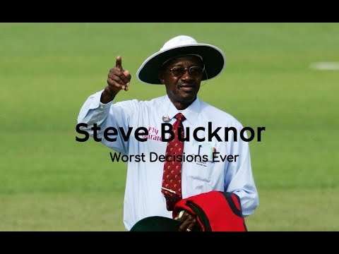 Steve Bucknor's Worst Umpiring Decisions Ever - Highlight Compilation - Cricket Umpiring