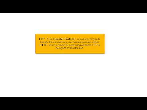 NextGen Web Hosting Tutorials: What is FTP? Why do I need it?