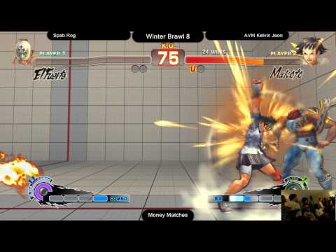 SSF4AE @ WB8 Salty Suite - AVM Kelvin Jeon (Makoto) vs Manny Fuerte / BIFU Spab Rog (Fuerte)