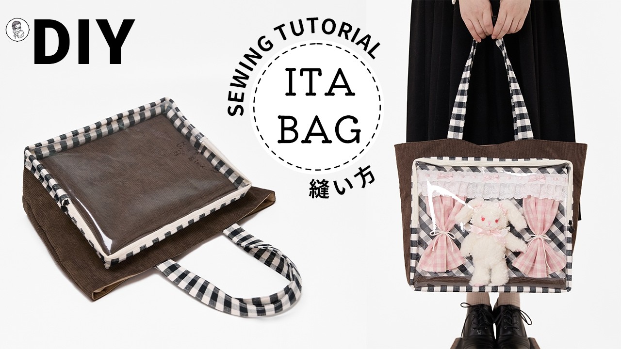 Making the Ultimate Itabag | DIY Clear Pocket Bag Sewing Tutorial for Pin & Plushie Display