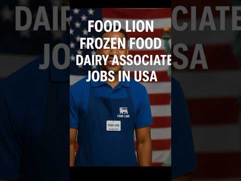 Food Lion Jobs in USA đșđž 2025 #usajobs2025 #jobs #usajobs #workinusa #shorts