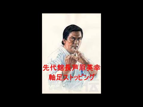 先代館長芦原英幸軸足ストッピング