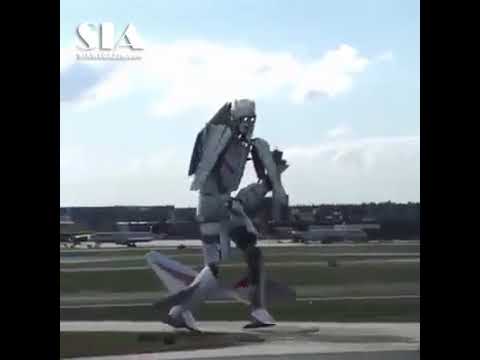Flight Changed its shape into Robot and walking after landing