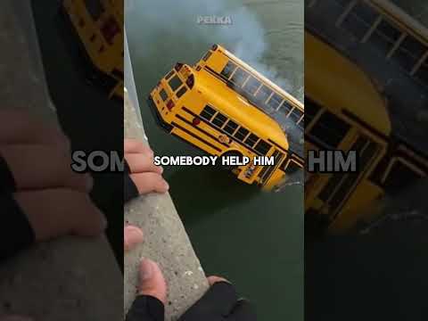 His DOG was still INSIDE the bus😱