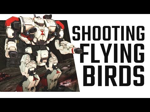 Shoot the Raven out of the sky! Warhammer Black Widow - Mechwarrior Online Live Stream Highlight