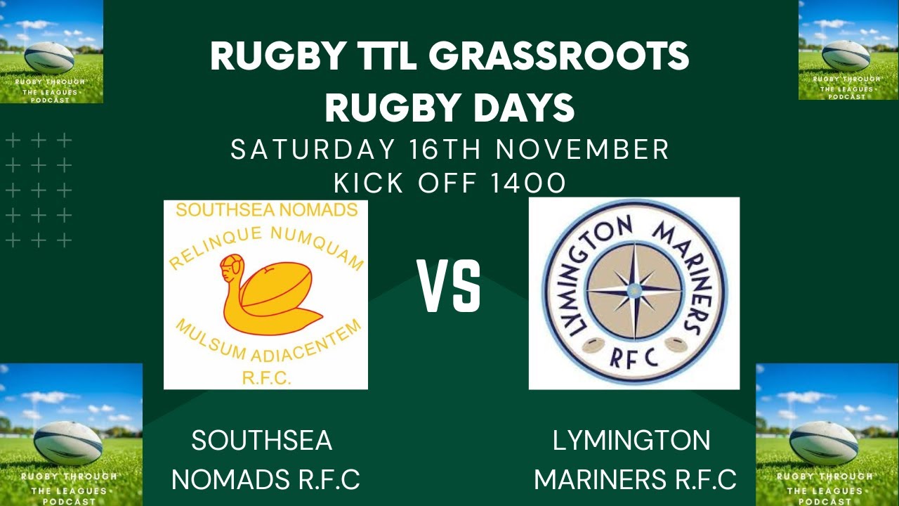 Rugby TTL Grassroots Rugby Days - Southsea Nomads v Lymington Mariners 16/11/2024