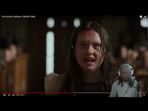 Terrifyingly Thrilled! Watch my Reaction to The Exorcist: Believer Official Trailer 🎬😱