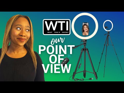 TONOR 12"" Selfie Ring Light Stands - WTI product video review