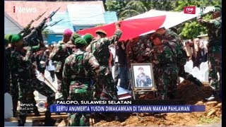 Download lagu Prosesi Pemakaman Prajurit Kopassus yang Gugur di Papua Diiringi Tembakan Salvo - iNews Malam 09/03 mp3