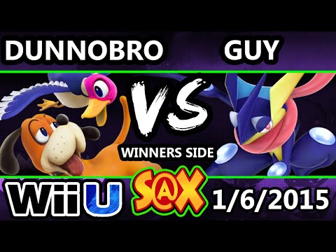 S@X - Guy (DuckHunt) Vs. Dunnobro (DuckHunt) SSB4 Singles - Smash 4 Wii U