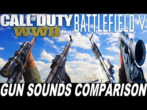 Battlefield V vs COD WW2 - Gun Sounds Comparison