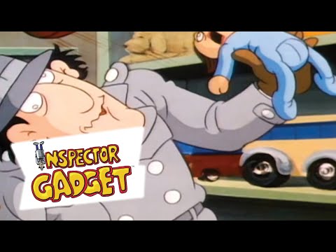 Uncle Gadget, behind you! A landslide! | Inspector Gadget | Gadget Clips | Classic Cartoons