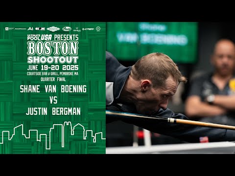 Shane Van Boening vs Justin Bergman | Semi Final | Boston Shootout