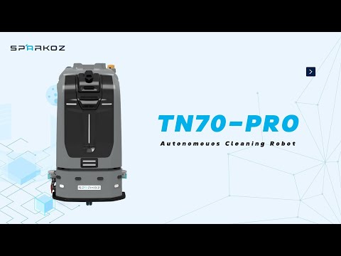 Sparkoz TN70-Pro: The World's Most Intelligent Cleaning Robot for Commercial Floor Cleaning