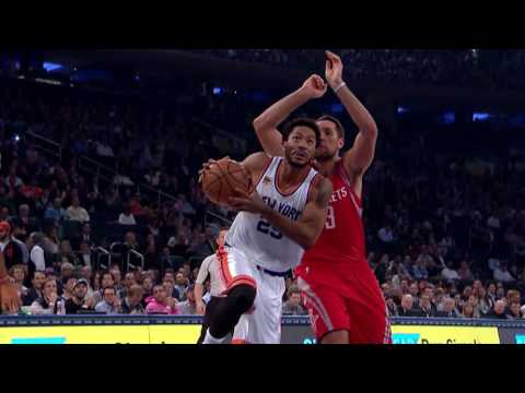 Derrick Rose With the Crazy Layup vs Rockets