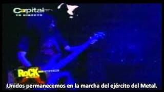 Witchtrap - Metal Army March (Subtitulos Español)