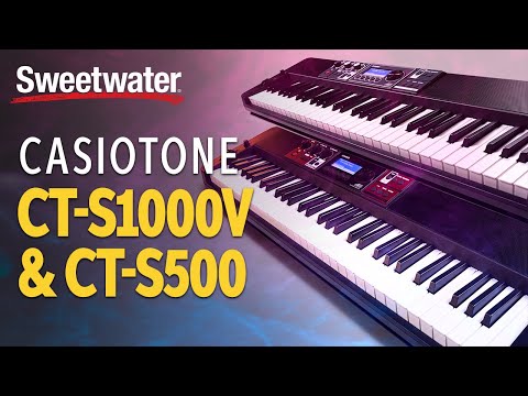 Обзор синтезаторов Casio CT-S1000V и CT-S500