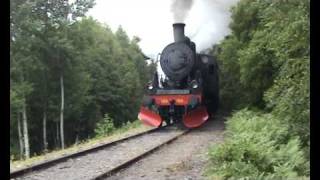 preview picture of video 'Steam locomotives Ånglok SJ E2 1122  tillverkat 1912,  JÅÅJ Åmål 2008 Toreolsson'