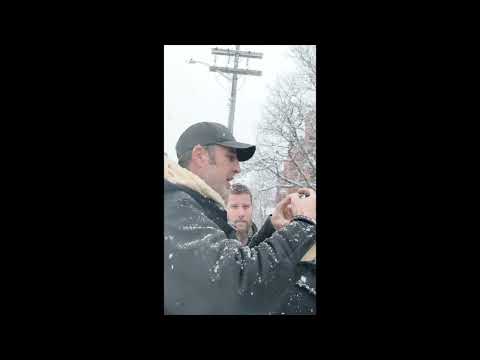 Charlie Angus Takes on Troll Mob at Russian Embassy, Ottawa