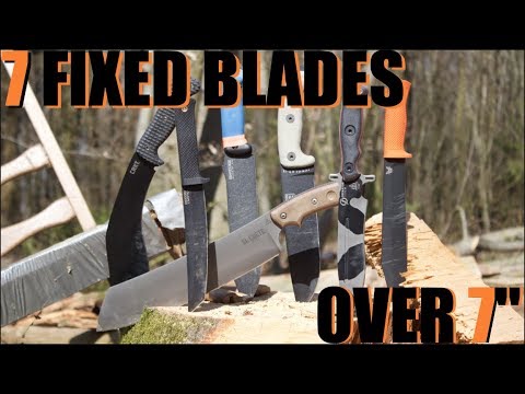 7 BEST Fixed Blades Over 7 Inches (For Zombies... And Such)