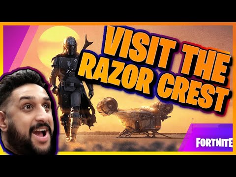 Visit The Razor Crest Location (MANDALORIAN SPECIAL QUEST) Fortnite Season 5