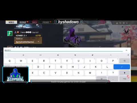 free fire live with HySHADOW giveaway