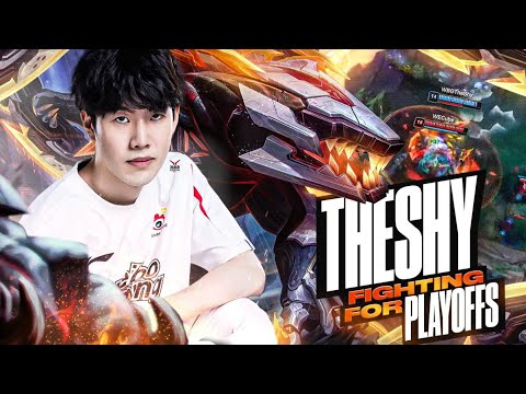 THESHY FIGHTING FOR PLAYOFFS VS WE - CAEDREL
