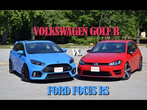 2016 Volkswagen Golf R vs Ford Focus RS