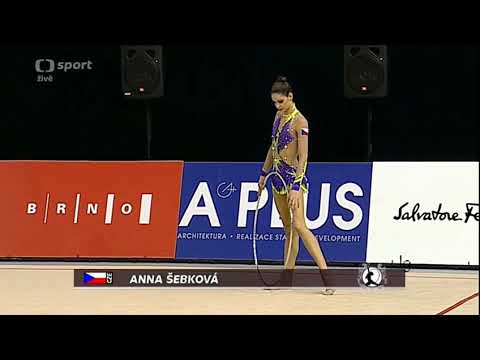 Anna Sebkova Hoop Final Grand Prix Brno 2013