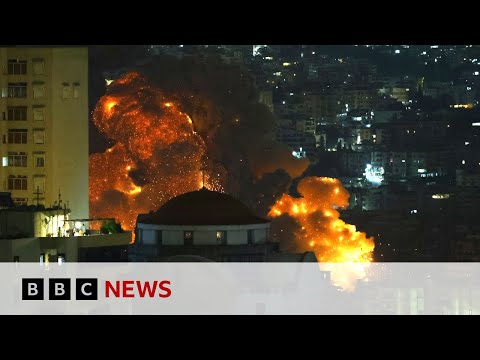 Watch the video | Large explosions in Beirut after Israeli strikes | BBC News