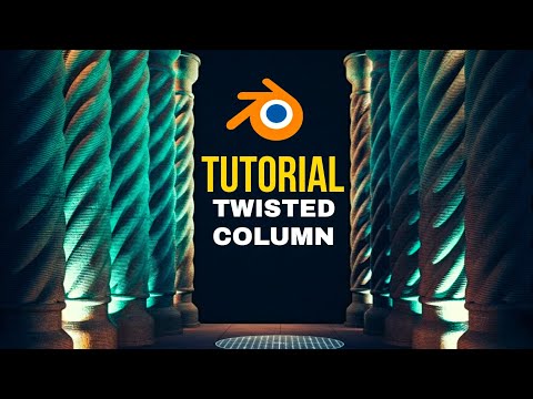 Twisted Column Modeling in blender 3.5 For Beginners | Ammar Khan