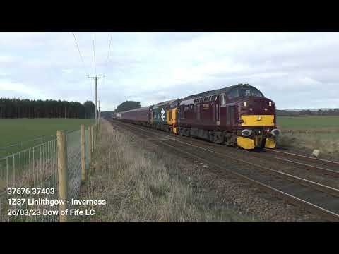 37676 & 37403 ~ SRPS Inverness Tour 26/03/23