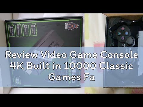 Review Video Game Console 4K Built in 10000 Classic Games Family Computer Wireless Retro HD Output