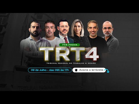 PRÉ-PROVA TRT4