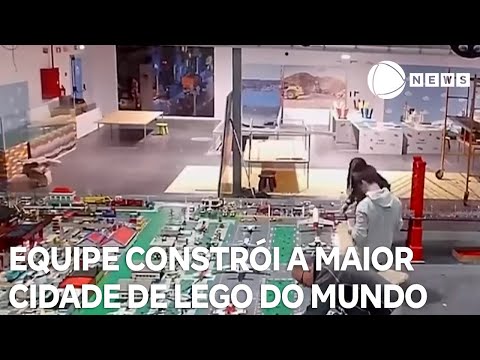 Portugueses constroem maior cidade de Lego do mundo