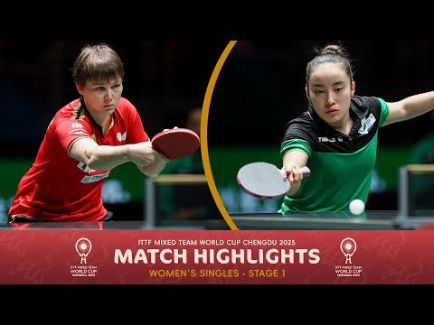 Nina Mittelham vs Laura Watanabe | ITTF Mixed Team World Cup 2025 (Stage 1)