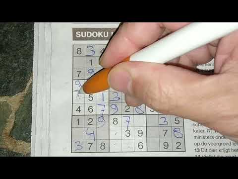 1 plus 1 = 2 sudokus for today. Light Sudoku puzzle (#320) 11-08-2019 part 1 of 2