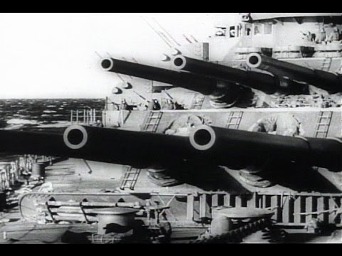 HD Historic Archival Stock Footage WWII - Biggest Warship Joins U.S. Fleet 1943