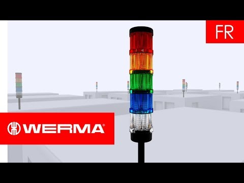 Colonne lumineuse industrielle à led KombiSIGN 72 - IO Link compatible