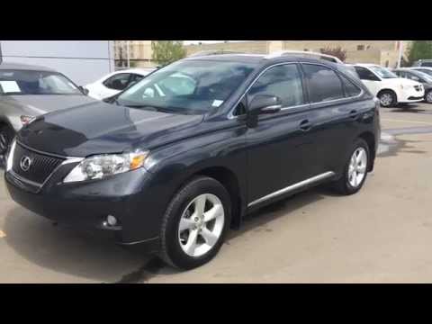 Lexus Certified Pre Owned Grey on Black 2011 RX 350 AWD Premium Package 2 Review - Red Deer, Alberta