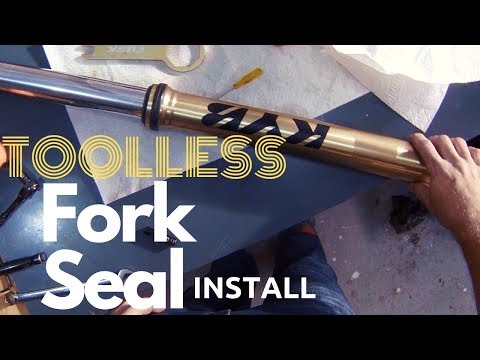 Fork Seal Install WITHOUT a Seal Driver [Dirt Bike]