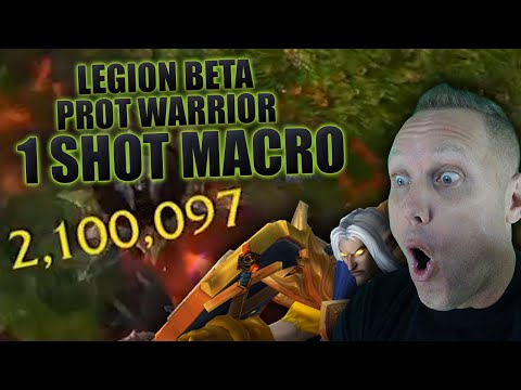 Swifty's Prot Warrior 1 Shot Macro in WoW Legion Beta
