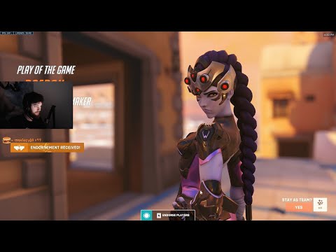 POTG! DAFRAN INSANE WIDOWMAKER + TRACER OVERWATCH 2 GAMEPLAY SEASON 1